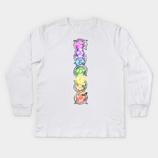 Chakra Vine Kids Long Sleeve T-Shirt